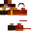 Minecraft skin texture, 64x64 pixels