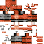 Minecraft skin texture, 64x64 pixels