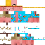 Minecraft skin texture, 64x64 pixels