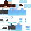 Minecraft skin texture, 64x64 pixels