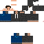 Minecraft skin texture, 64x64 pixels