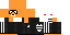 Minecraft skin texture, 64x32 legacy pixels