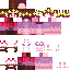 Minecraft skin texture, 64x64 pixels