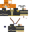 Minecraft skin texture, 64x64 pixels