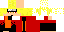 Minecraft skin texture, 64x32 legacy pixels