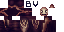 Minecraft skin texture, 64x32 legacy pixels
