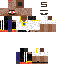 Minecraft skin texture, 64x64 pixels