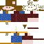 Minecraft skin texture, 64x64 pixels