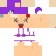 Minecraft skin texture, 64x64 pixels