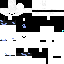 Black Minecraft skin texture, 64x64 pixels