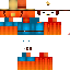 Minecraft skin texture, 64x64 pixels