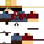 Minecraft skin texture, 64x64 pixels