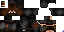 Minecraft skin texture, 64x32 legacy pixels