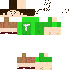 Minecraft skin texture, 64x64 pixels