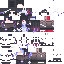 Minecraft skin texture, 64x64 pixels