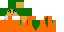 Minecraft skin texture, 64x32 legacy pixels
