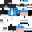 Minecraft skin texture, 64x64 pixels