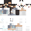Minecraft skin texture, 64x64 pixels