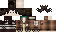 Minecraft skin texture, 64x32 legacy pixels