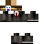 Minecraft skin texture, 64x64 pixels