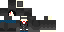 Minecraft skin texture, 64x32 legacy pixels