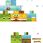 Minecraft skin texture, 64x64 pixels