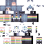 Minecraft skin texture, 64x64 pixels