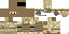 Minecraft skin texture, 64x32 legacy pixels