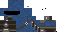 Minecraft skin texture, 64x32 legacy pixels