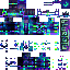 Minecraft skin texture, 64x64 pixels