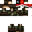 Minecraft skin texture, 64x64 pixels