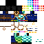 Minecraft skin texture, 64x64 pixels