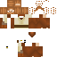 Minecraft skin texture, 64x64 pixels