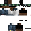 Minecraft skin texture, 64x64 pixels