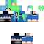 Minecraft skin texture, 64x64 pixels