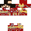 Minecraft skin texture, 64x64 pixels