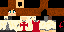 Minecraft skin texture, 64x32 legacy pixels
