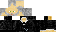 Minecraft skin texture, 64x32 legacy pixels