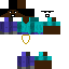 Minecraft skin texture, 64x64 pixels