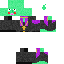 Minecraft skin texture, 64x64 pixels