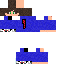 Minecraft skin texture, 64x64 pixels