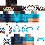 Minecraft skin texture, 64x64 pixels