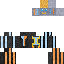Minecraft skin texture, 64x64 pixels
