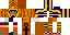 Minecraft skin texture, 64x32 legacy pixels