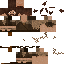 Minecraft skin texture, 64x64 pixels