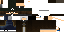Minecraft skin texture, 64x32 legacy pixels