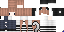 Minecraft skin texture, 64x32 legacy pixels