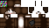 Minecraft skin texture, 64x32 legacy pixels