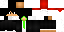 Minecraft skin texture, 64x32 legacy pixels
