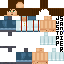 Minecraft skin texture, 64x64 pixels